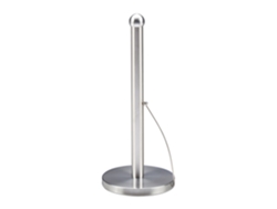 Relaxdays Portarrollos Cocina Vertical, Acero Inoxidable Cepillado, Soporte Rollos Papel Encimera, 35 X 15 Cm, Plateado