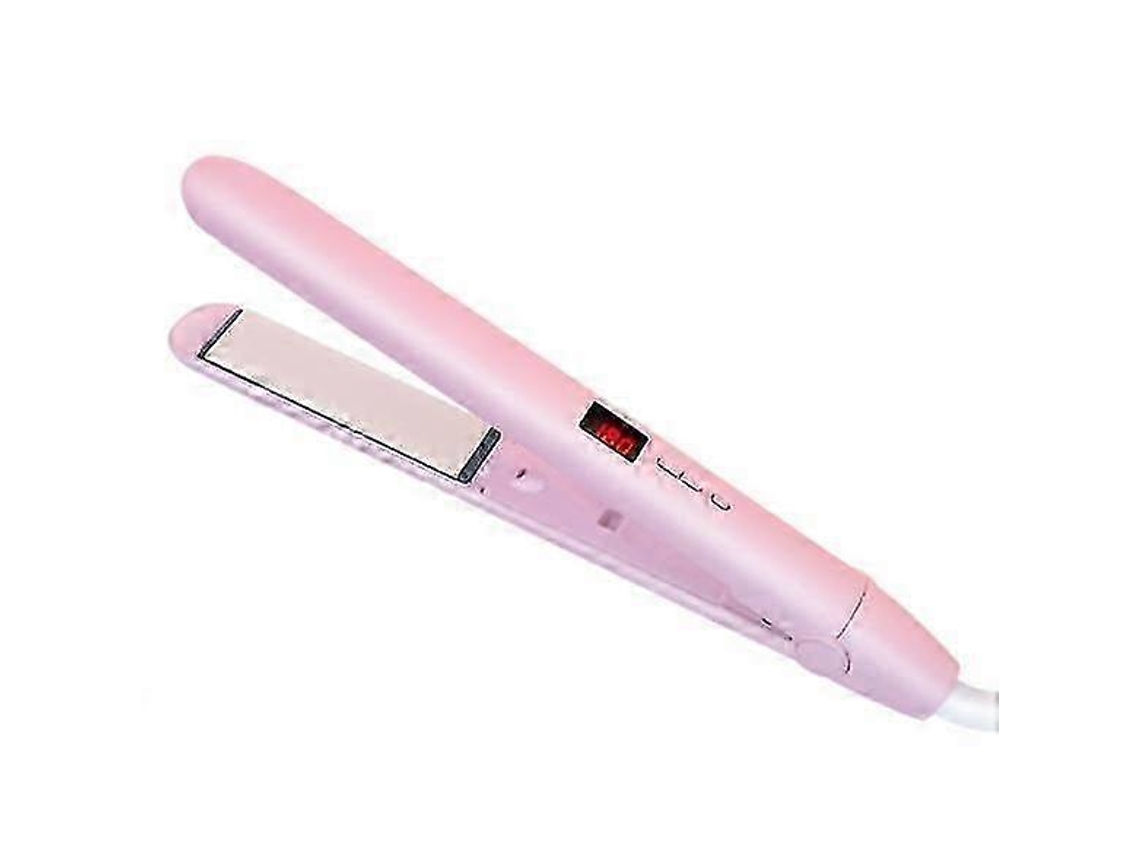 Plancha de pelo digital Nostalgia88 2 en 1 con temperatura ajustable (rosa)