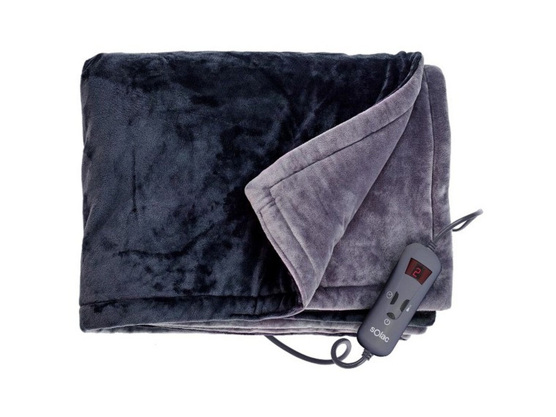 Manta Eléctrica Solac CT8608 Gris (140x180 cm)