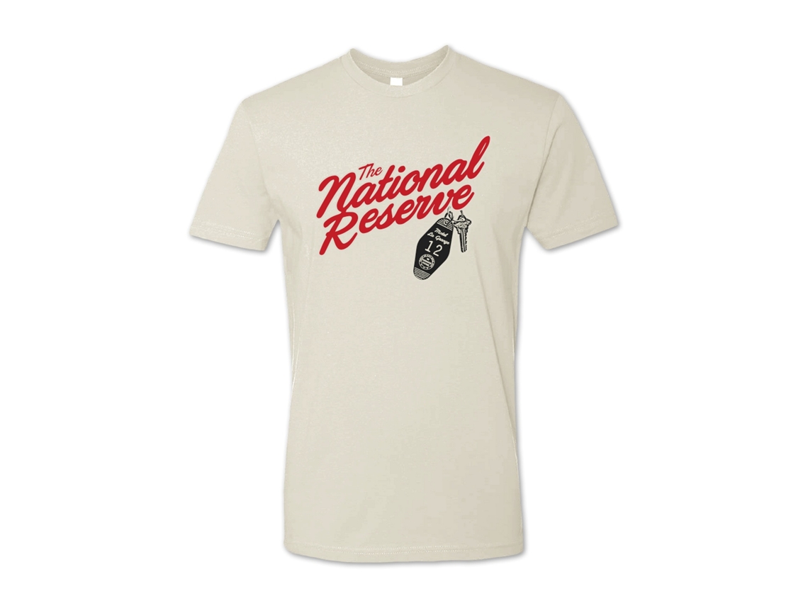The National Reserve Motel Key T-shirt Rockinstone Unisex Adults Best Sellers Size:xl