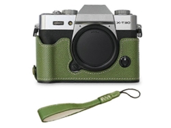 Funda protectora de piel sintética con correa para cámara Fujifilm Xt10/Xt20/Xt30/Xt30 II Facpoet