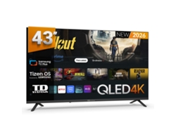 Smart Tv 43 Pulgadas Qled 4k Con Samsung Tv Tizen Os 8.0. Televisores 2026 - Td Systems Prime43qc22tizen
