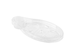 Soporte Redondo De Acrílico Transparente Para Jabonera Con Varilla Elevadora, Accesorios De Baño.