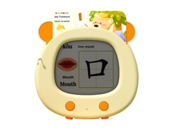 Máquina educativa para niños con tarjetas y escritura - Lectoescritura, inglés, cuentos - Sfushos (versión en inglés, 80 tarjetas)