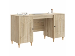 Maison Exclusive - Mesa Sonoma con puerta 142,5 x 50 x 75 cm, derivados de la madera
