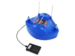 Inflador de globos, bomba de aire eléctrica, inflado rápido, azul