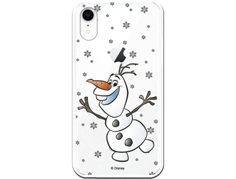 Funda Apple iPhone XR LA CASA DE LAS CARCASAS Olaf Frozen (Transparente)