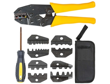 TECTAKE Tectoke Crimker Conjunto De 0.5-6 Mm con Bolsa