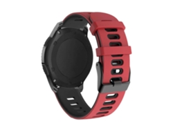 Correa Pioneer para Samsung Galaxy Watch 4 44Mm Rojo y Negro