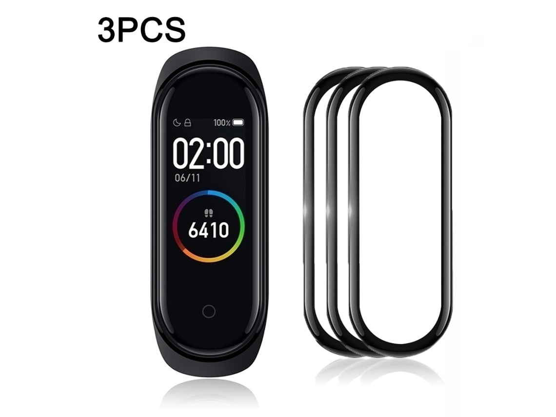 Protetor de Tecido para Xiaomi Mi Band 5 Filme Tpu Flexível Hd Anti-risco Anti-impressão Digital Sem Bolhas