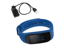 Pulsera deportiva EOOCOO con monitorización de frecuencia cardíaca y diseño resistente al agua.