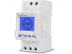 Reloj electrónico con pantalla LCD digital, temporizador universal electrónico digital confiable para diversas necesidades de programación, temperatura