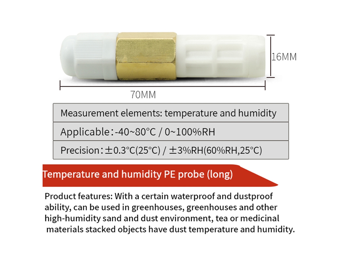 Sonda Sensora De Temperatura Y Humedad Rs485, Impermeable Y Resistente A Altas Temperaturas.