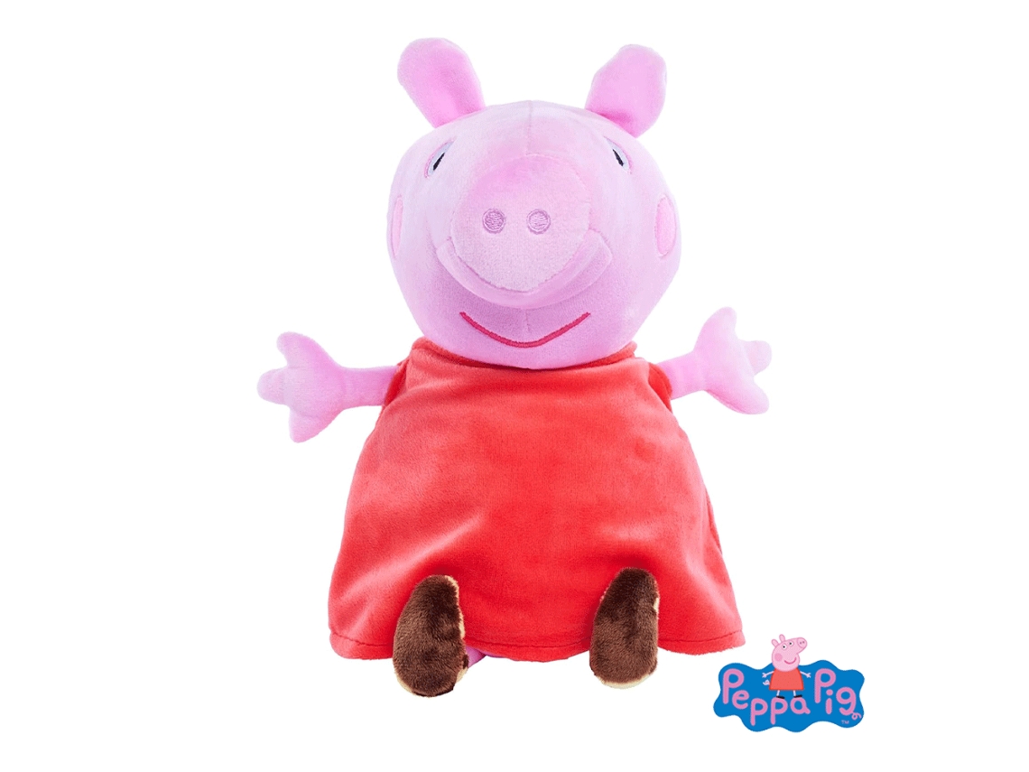 Peluche interactivos SIMBA Peppa Pig Peppa con sonido (Edad Mínima: 0 - 33 cm)