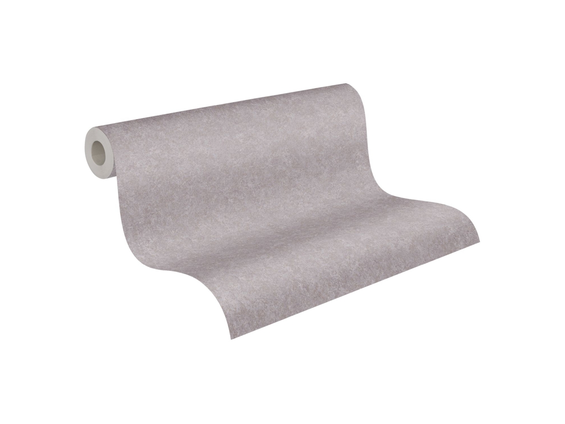 Papel de Pared LIVINGWALLS (53 cm x 10,05 m - Tejido - Gris)