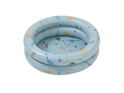Piscina inflable para bebés estilo retro, piscina de agua acolchada familiar Truyuety