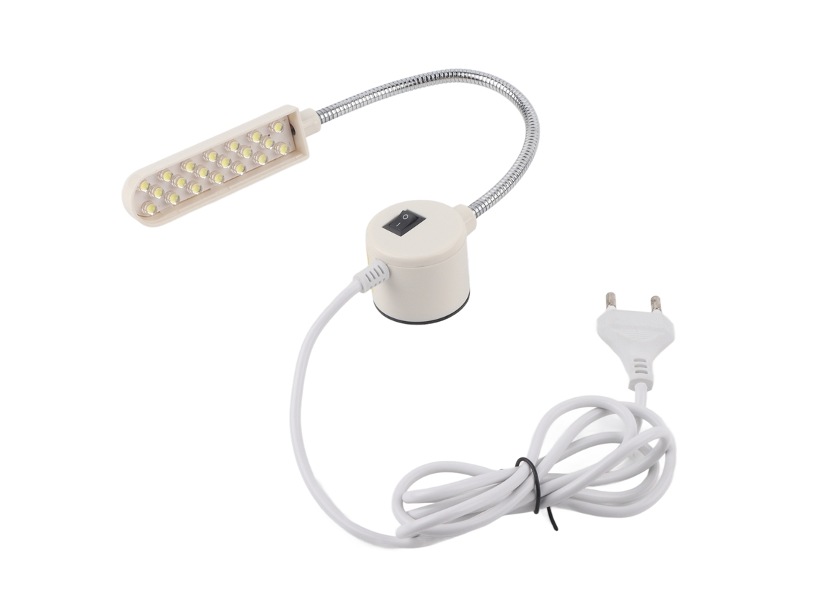 Rebe-lámpara Led Para Máquina De Coser 20 Luces Ahorradora De Energía Con Brazo Flexible Luz De Trabajo Ac