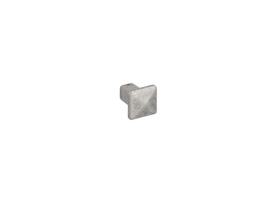 Pomo Para Muebles De Zamac Diámetro 18mm X 22 Plata Brillante Lote De 6