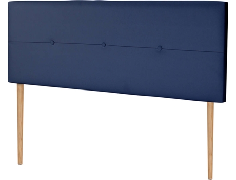 Cabecero DHOME Tapizado (Azul - Polipiel - 105 x 5 x 105 cm)