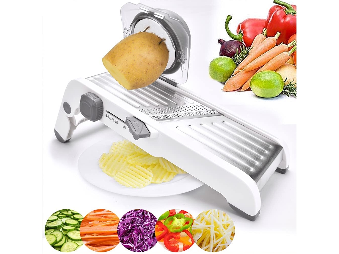 Cortadora De Verduras Ultra Afilada Con Grosor De Corte De Alimentos Ajustable, Herramienta De Cocina.