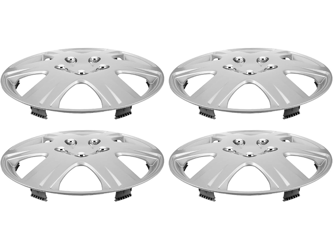 Juego De 4 Tapas Centrales Universales Para Ruedas De 15 Pulgadas, Embellecedores De Plástico Para Ruedas De Automóviles.