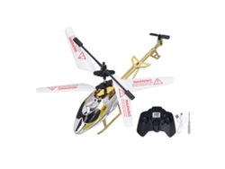 -juguete De Helicóptero Rc 3.5 Canales Con Luz Led, Resistente A Caídas, Aleación, Cargable Usb Plateado Para Niños