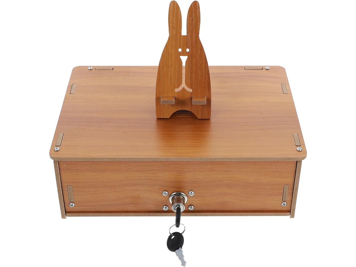Soporte Ergonómico Para Monitor Con Cajones Con Cerradura Para Estantería De Almacenamiento De Oficina.