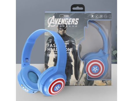 Auriculares Bluetooth SENLIN Marvel Capitán América 5.0 universales