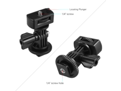 Adaptador De Cold Hot Shoe Ajustable Con Tornillo 1/4 Para Monitor Viltrox Dc-90 Dc-70 Dc-50 Y Luz Led L132t L116t