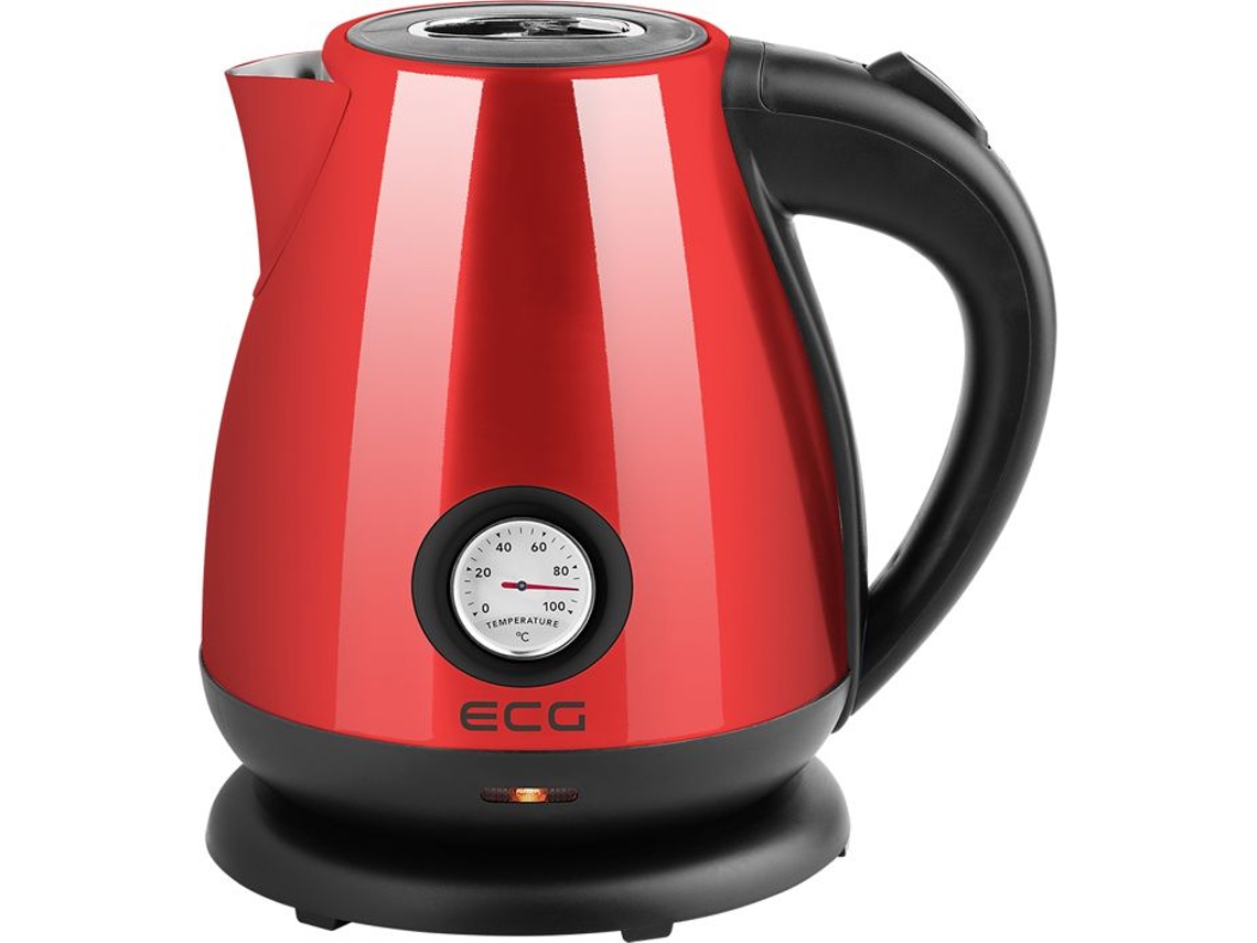 Hervidor Ecg Rk 1705 Metálico Rojo Acero Inoxidable 1,7 L 2200 W