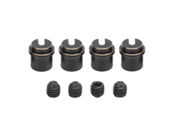 Ymsl Soporte De Amortiguador Para Scx10 Pro Axl03028 Coche Rc Crawler 1/10 Piezas De Mejora Negro Oro Latón Hxl
