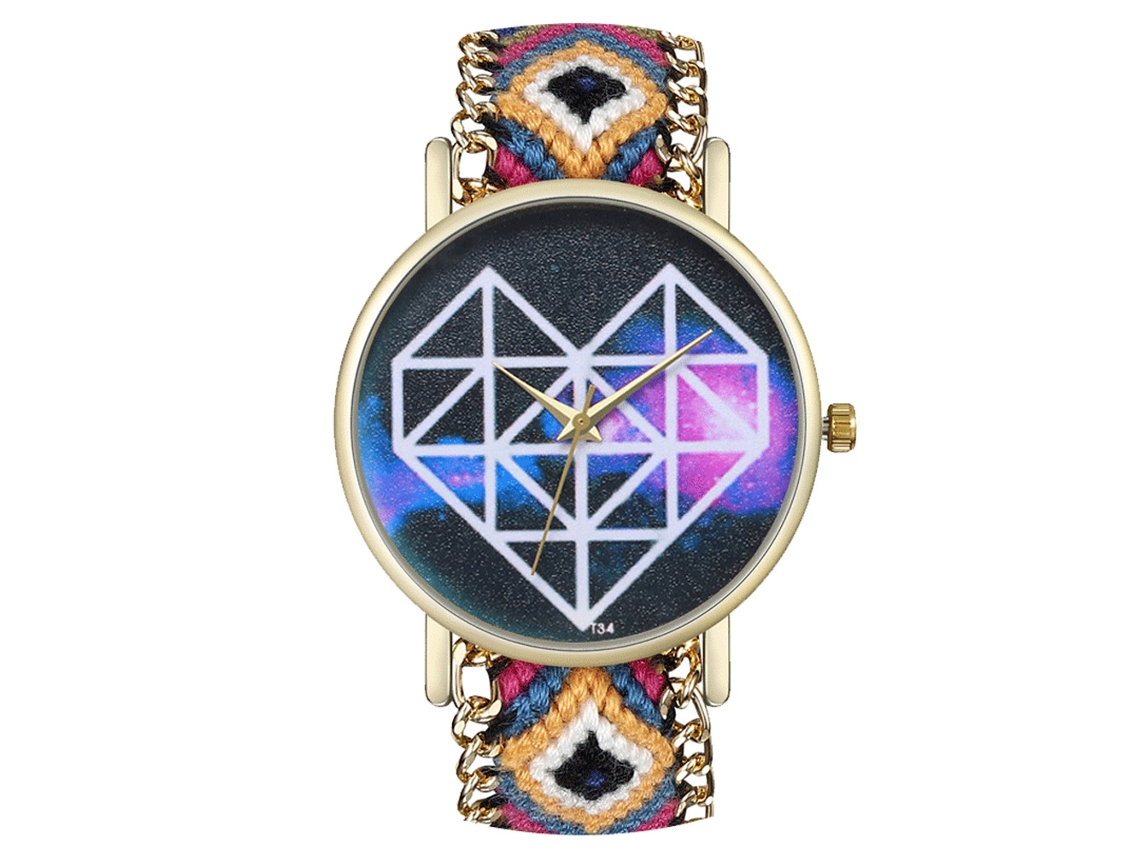 Reloj De Pulsera Unisex Zhoulianfa Con Correa De Alambre Trenzado, Estilo Moderno, Movimiento De Cuarzo.