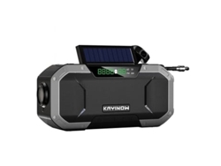 Radio de emergencia a prueba de salpicaduras Altavoz portátil Bluetooth AM/FM Solv Manivela Panoona