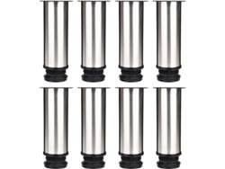 2026-patas De Mesa Ajustables De Acero Inoxidable 8 Unidades Ø50mm Altura 150mm Para Muebles Cocina Sofá