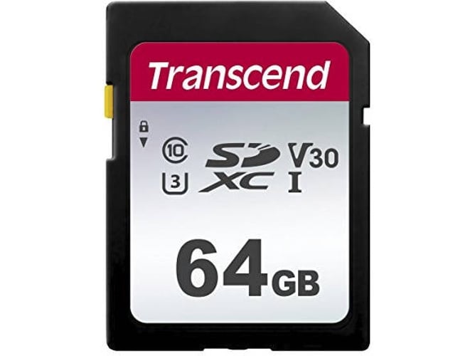 Tarjeta de Memoria SDXC TRANSCEND TS64GSDC300S (64 GB - 95 MB/s)
