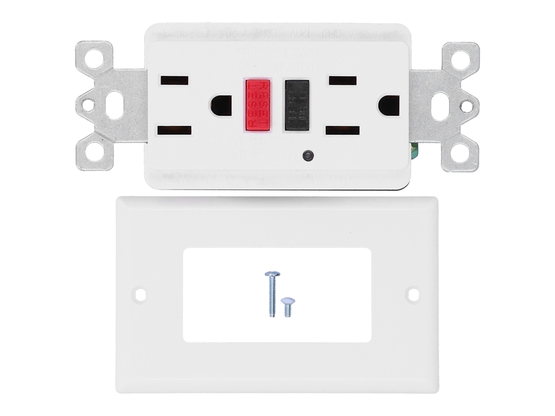 Enchufe Inteligente Gfci Con Protección Contra Fallas A Tierra Y Descargas Eléctricas Ac120v Ld-3003