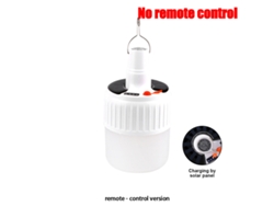Luz LED portátil para acampar de 100 W, recargable con energía solar y control remoto, ideal para tiendas de campaña y emergencias. Aeuzwr