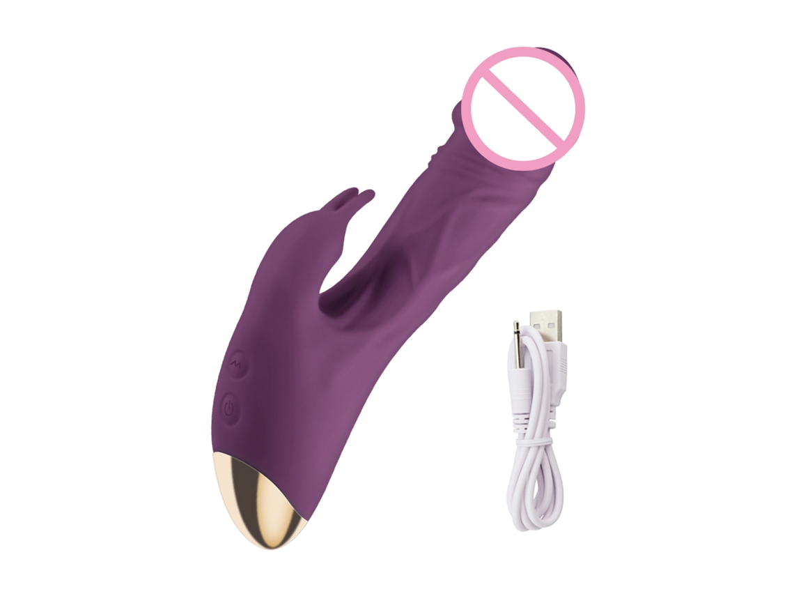 Vibrador Conejo Silicona Para Mujer, Masajeador G-spot Y Clítoris, Juguete Sexual Adulto