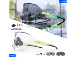 Gafas de ciclismo unisex con protección UV400 MDUG (modelo fotocromático 3)