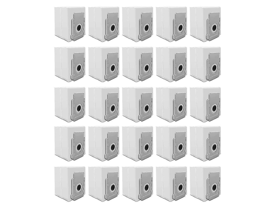 25 bolsas de aspiradora compatibles con las series Irobot Roomba I7, I7, I7plus, I8, I3 e I4.
