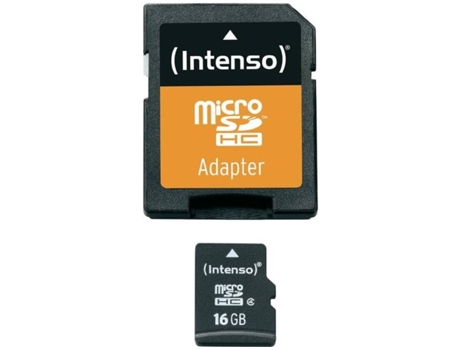Tarjeta de Memoria INTENSO 16GB MicroSDHC Class 4