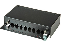 Panel de Conexión ROLINE Cat.5e Wall Mount Patch Panel, 8 Ports, STP black