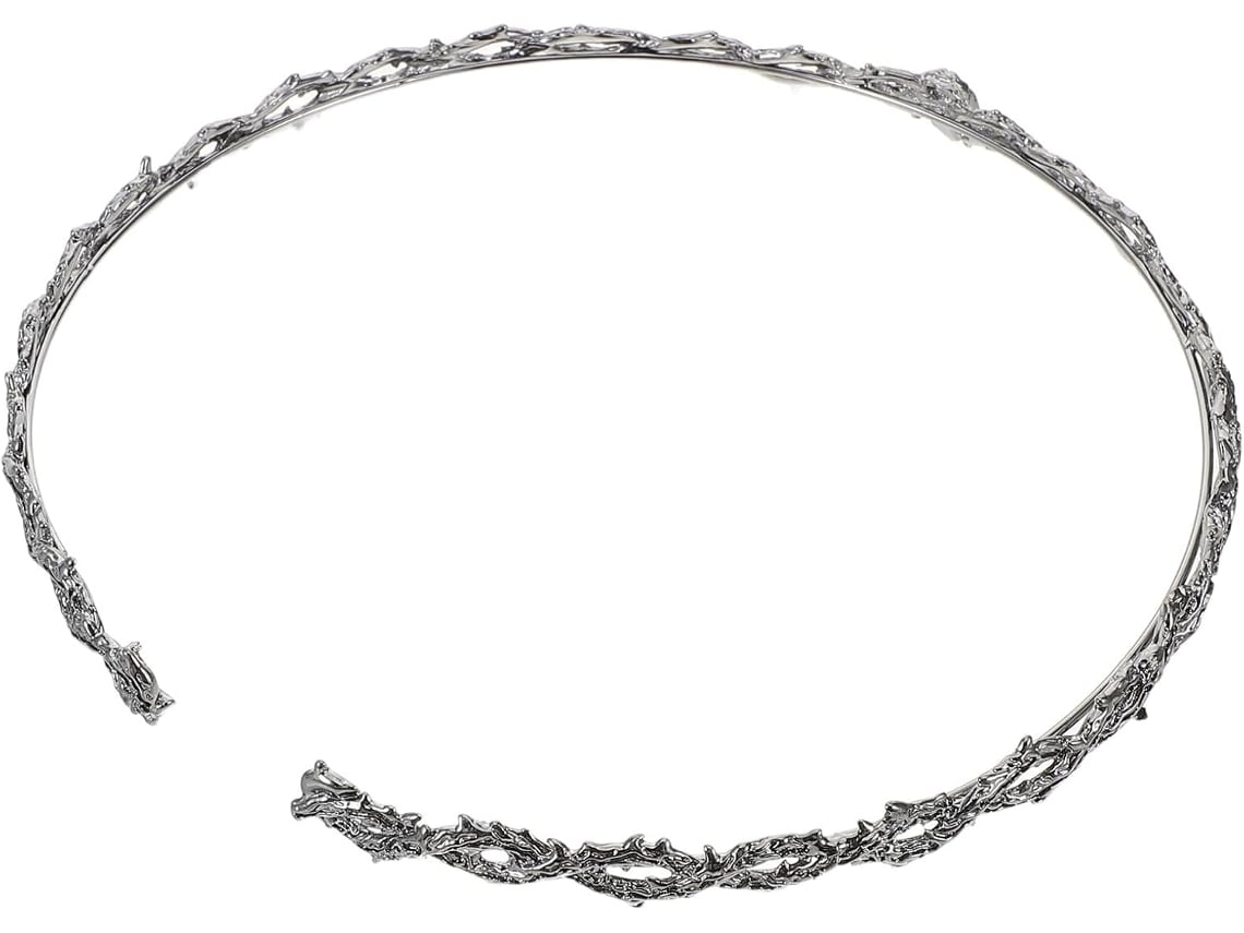Tiara Gótica Ajustável Com Espinhos Para Mulheres, Coroa Medieval De Metal Preto.