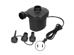 Bomba De Aire Eléctrica Portátil De 150 W Con 3 Boquillas, Multifuncional, Para Camping Al Aire Libre, Enchufe Estadounidense De 110 V.