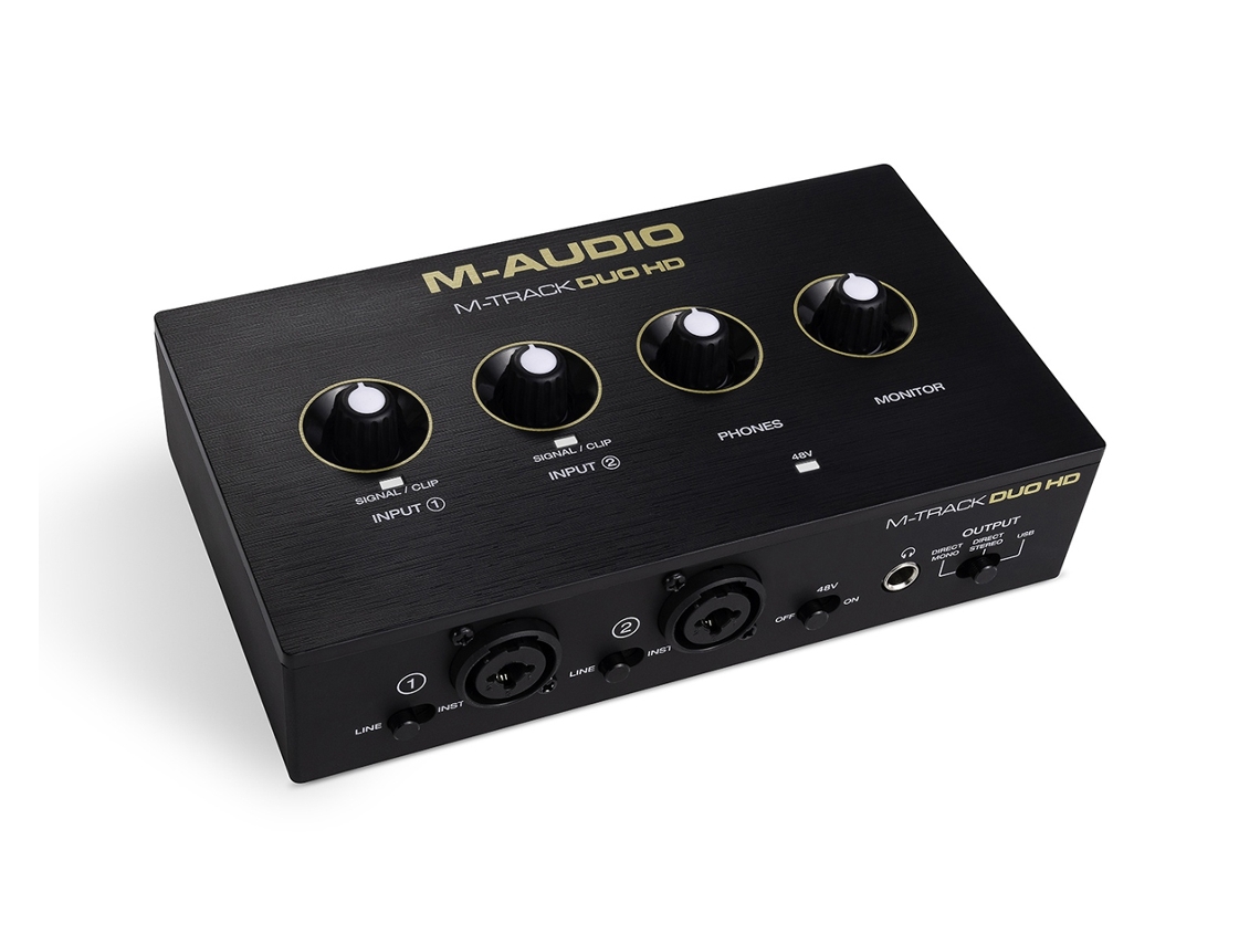 Interfaz de audio M USB M Track Duo HD MAUDIO