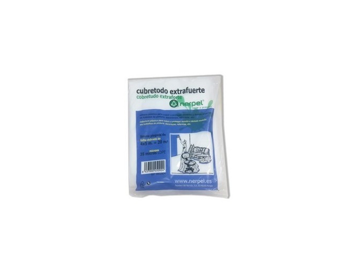 Cubretodo Extra Fuerte 35 Micras 4 Mts X 5 Mts