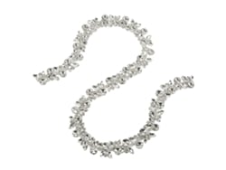 Cinto de Cristal Diy 3.3cm Largura 1 Jarda Elegante para Decoração de Roupas e Bolsas