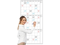 Calendário De Parede Para Secar Roupa- Extra Grande( 81 X 122 Cm), Expansível E Extensível, Planejamento