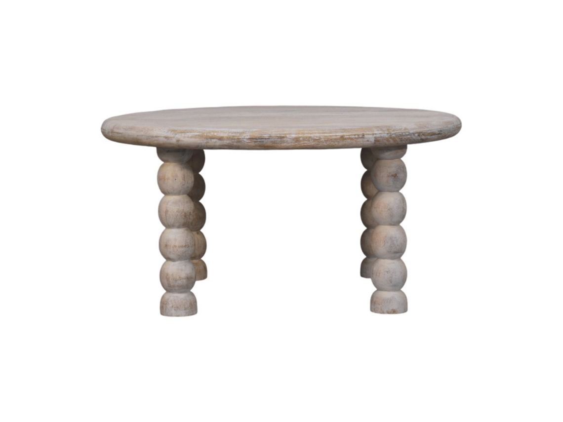 Mesa De Centro De Madera Maciza Marcellus