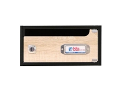 Btv buzon horizontal  montecarlo roble rusti 120x240x250mm 13623